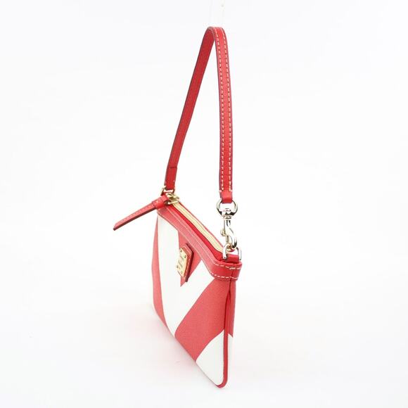 Dooney & Bourke Red Chevron Bag / Wristlet - Picture 3 of 7